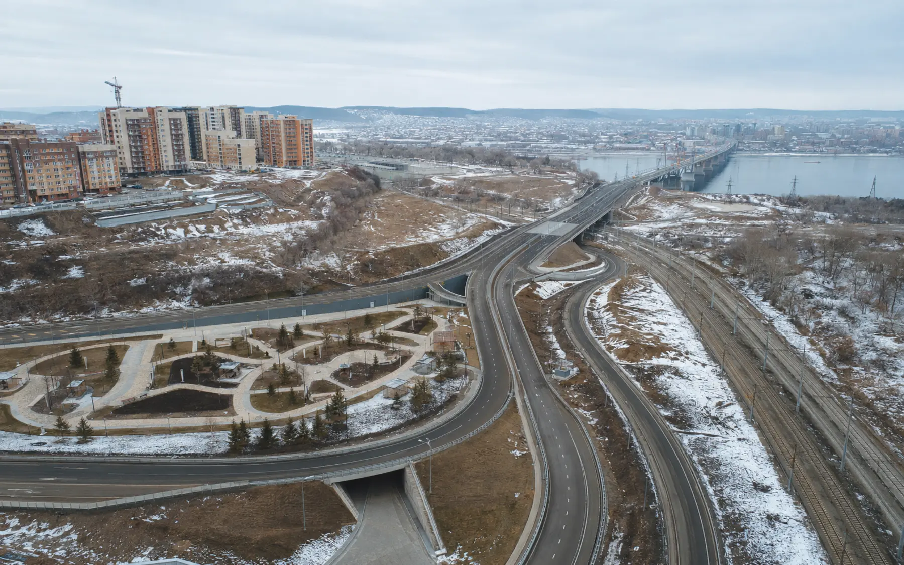 Современная транспортная инфраструктура и городская территория